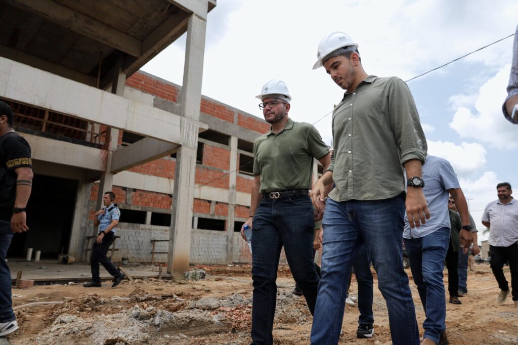 Nova maternidade está prestes a entrar na segunda fase da construção. Foto: José Caminha/Secom