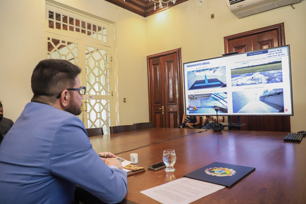 Governador conheceu investimentos que estão sendo feitos nos dois aeroportos do estado e que serão concluídos ainda este ano. Foto: Neto Lucena/Secom