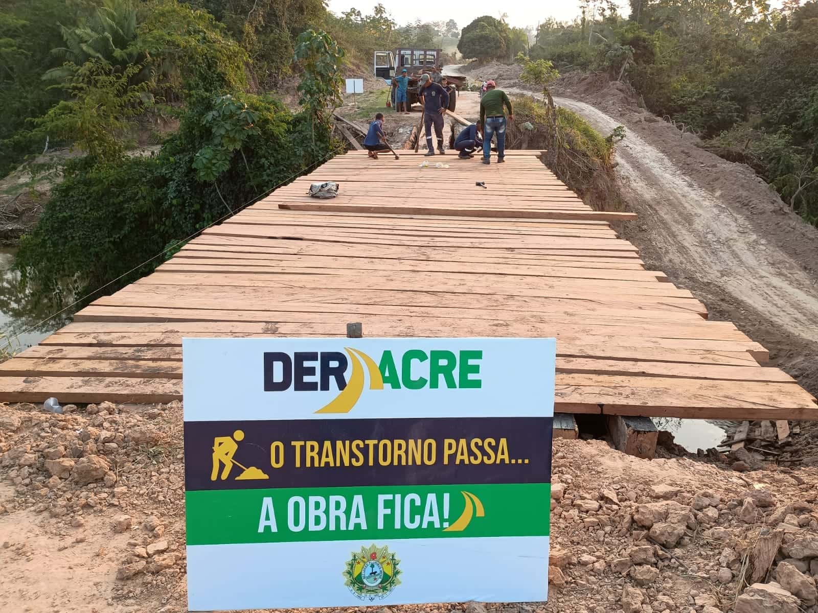 Parceria garantiu execução do trabalho. Foto: Ascom/Deracre